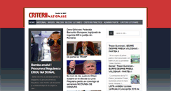 Desktop Screenshot of criterii.ro