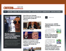 Tablet Screenshot of criterii.ro